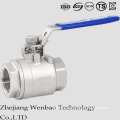 2PC Carbon Steel High Pressure Female Thread Forging Ball Valve